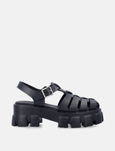 Prada Monolith Eva Cage black sandals -  | Spazio Pritelli