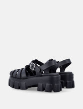 Prada Monolith Eva Cage black sandals -  | Spazio Pritelli