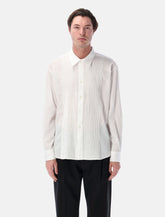 Our Legacy ivory pintuck cotton Promise shirt - | Spazio Pritelli