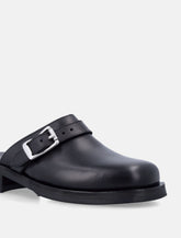 Our Legacy Camion leather mule with buckle - | Spazio Pritelli