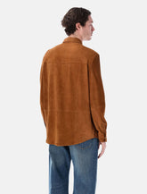 Sword 6.6.44 suede texan shirt - | Spazio Pritelli
