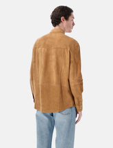 Sword 6.6.44 suede texan shirt - | Spazio Pritelli