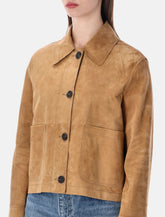 Sword 6.6.44 suede cropped jacket - | Spazio Pritelli