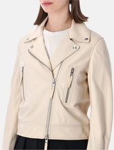 Sword Classic Biker leather jacket - | Spazio Pritelli