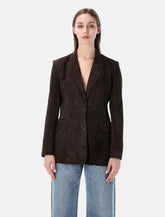 Sword 6.6.44 suede blazer - | Spazio Pritelli