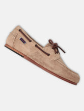 Sebago Owen woman's suede boat shoes - | Spazio Pritelli