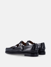 Sebago Angelina tale black leather moccasins - | Spazio Pritelli