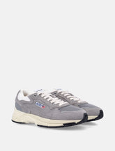 Autry Hyperway mesh & suede grey sneakers - | Spazio Pritelli