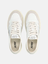 Autry Medalist Low white & pelican suede woman's sneakers - | Spazio Pritelli