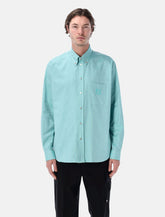 Fendi turquoise cotton Oxford shirt - | Spazio Pritelli
