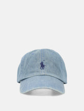 Cotton Denim Baseball Cap by Polo Ralph Lauren - | Spazio Pritelli