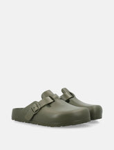 Birkenstock sandali Boston EVA in verde oliva da uomo - | Spazio Pritelli
