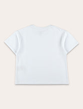 American Vintage Kids Fizvalley white crewneck t-shirt - | Spazio Pritelli