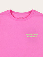 American Vintage Fizvalley hot pink kids t-Shirt - | Spazio Pritelli