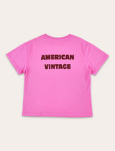 American Vintage Fizvalley hot pink kids t-Shirt - | Spazio Pritelli