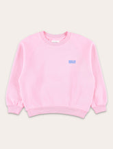 American Vintage Kids Izubird pink crewneck sweatshirt - | Spazio Pritelli