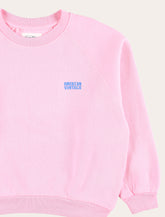 American Vintage Kids Izubird pink crewneck sweatshirt - | Spazio Pritelli