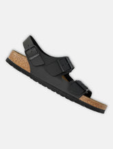 Birkenstock black Milano Birko-Flor sandals - | Spazio Pritelli