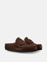 Sandalo Birkenstock Naples in camoscio - | Spazio Pritelli