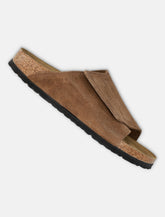 Birkenstock Solana dark tea VL suede sandals - | Spazio Pritelli