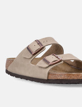Birkenstock tabacco brown Arizona oiled leather sandals - | Spazio Pritelli