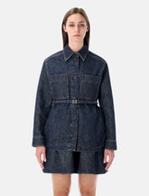 Fendi dark blue denim Go-To Jacket - | Spazio Pritelli