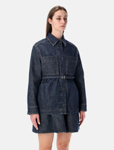 Fendi dark blue denim Go-To Jacket - | Spazio Pritelli