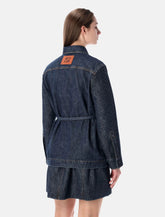 Fendi dark blue denim Go-To Jacket - | Spazio Pritelli
