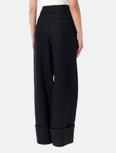 Fendi black Grain de Poudre wool pants - | Spazio Pritelli