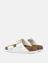 Sandali da donna Arizona Birko-Flor in vernice Birkenstock bianchi - | Spazio Pritelli