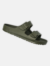 Birkenstock Arizona EVA khaki narrow sandals - | Spazio Pritelli