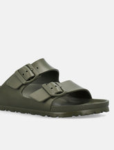 Birkenstock Arizona EVA khaki narrow sandals - | Spazio Pritelli