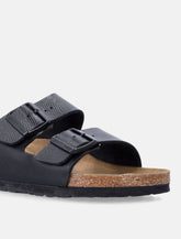 Birkenstock Arizona shiny embossed Birko-Flor sandals - | Spazio Pritelli