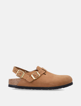 Zoccolo Birkenstock Tokio in nubuk mink - | Spazio Pritelli