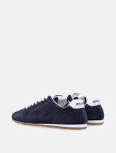Miu Miu Plume suede sneakers with logo - | Spazio Pritelli