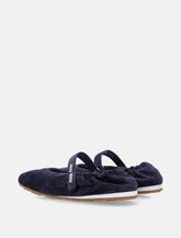Miu Miu Plume suede ballerinas - | Spazio Pritelli