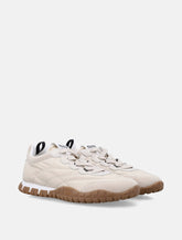 Miu Miu Tyre technical fabric and suede woman's sneakers - | Spazio Pritelli