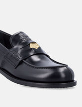 Mocassini Penny in pelle spazzolata Miu Miu -  | Spazio Pritelli