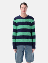 Polo Ralph Lauren striped cable knit sweater - | Spazio Pritelli