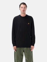 T-shirt a maniche lunghe American Script in cotone biologico Carhartt WIP - | Spazio Pritelli