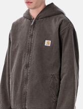 Carhartt WIP Mitch canvas hoodie jacket - | Spazio Pritelli