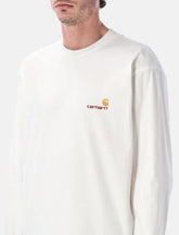 T-shirt a maniche lunghe American Script in cotone biologico Carhartt WIP - | Spazio Pritelli