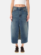 Carhartt WIP Brandon denim midi skirt - | Spazio Pritelli
