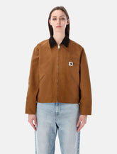 Carhartt WIP W' OG Detroit jacket in Dearborn canvas - | Spazio Pritelli