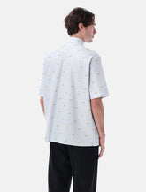 Valentino Garavani Oxford shirt with Le Chat de la Maison print - | Spazio Pritelli