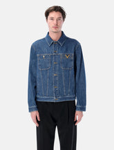 Valentino Garavani denim jacket with VGold - | Spazio Pritelli