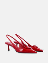 Prada red patent slingback Pumps - | Spazio Pritelli