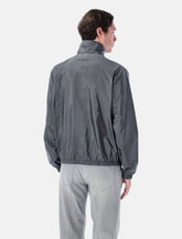 Prada grey technical nylon bomber jacket - | Spazio Pritelli