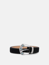 Cintura Calvin in camoscio di Mancini 1979 - | Spazio Pritelli