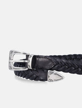 Cintura in pelle intrecciata Sophia Mancini 1979 - | Spazio Pritelli